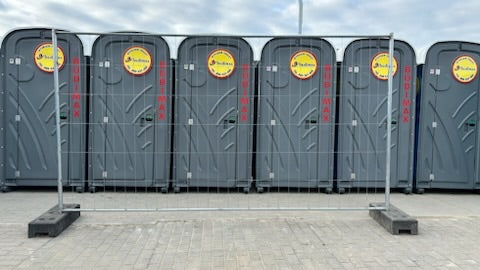 Sprzedaż płotów ażurowych z możliwością transportu - 3,5 m x 2 m