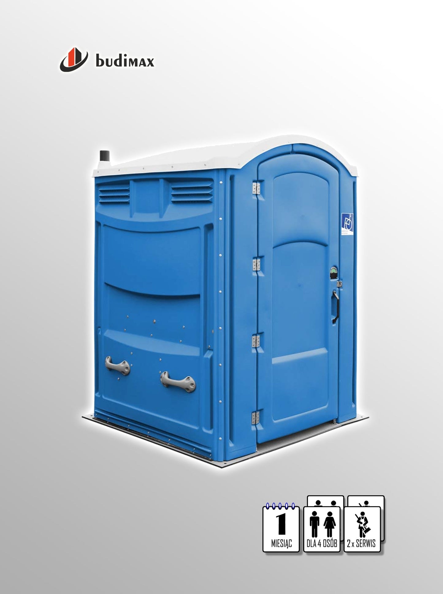 Toaleta dla osób niepełnosprawnych - wynajem długoterminowy + Ubezpieczenie